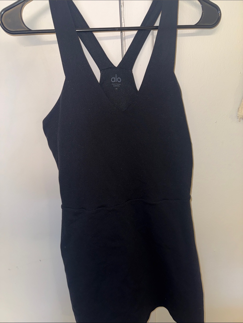 Alo Women’s Black Racerback Tank Dress